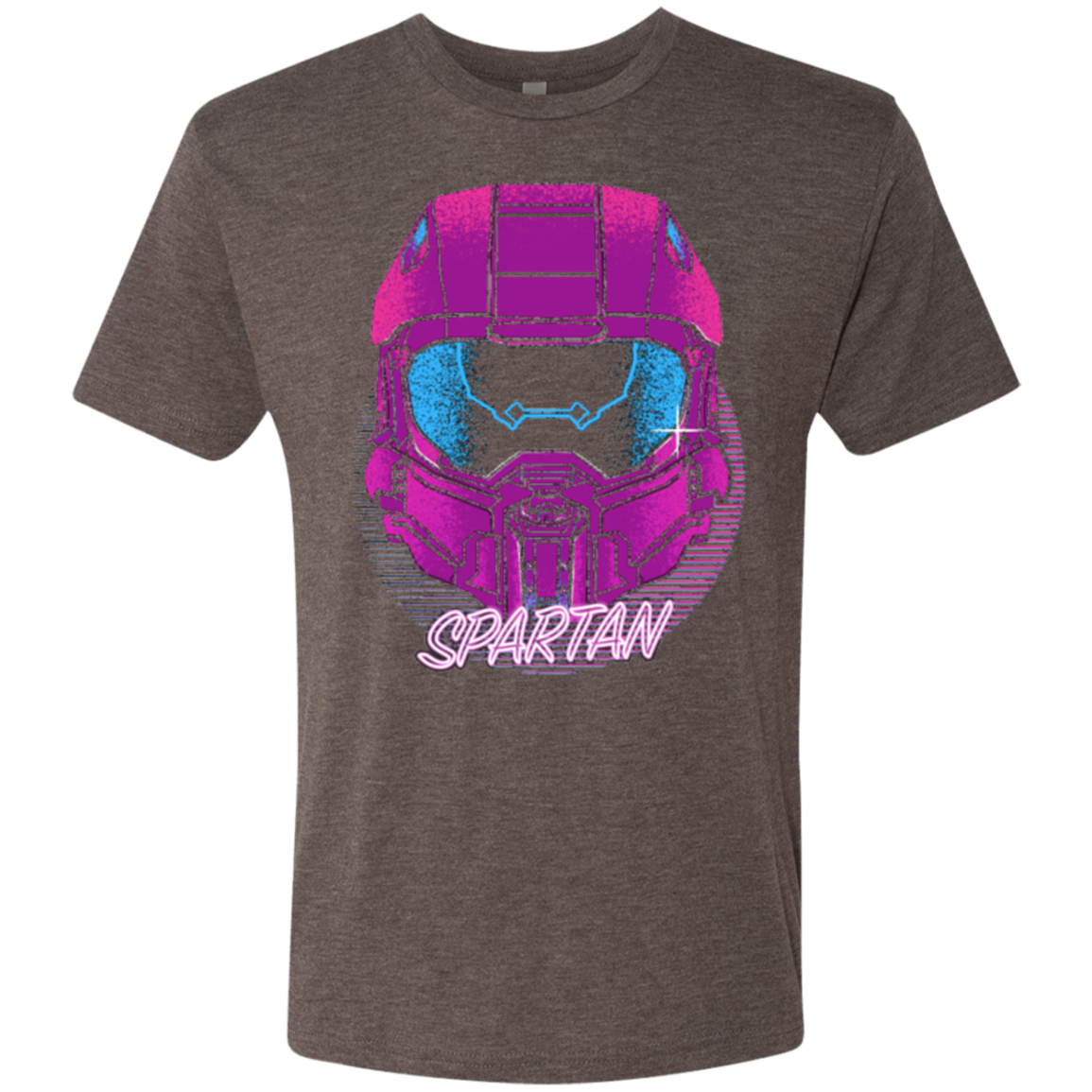 Spartan Helmet 80's Men's Triblend T-Shirt