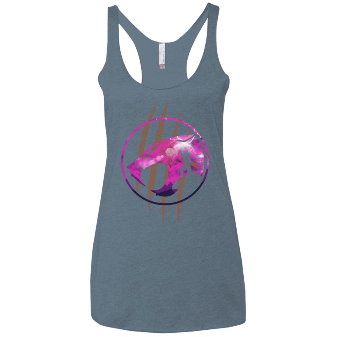 Thunder, Thunder, Thunder Women's Triblend Racerback Tank