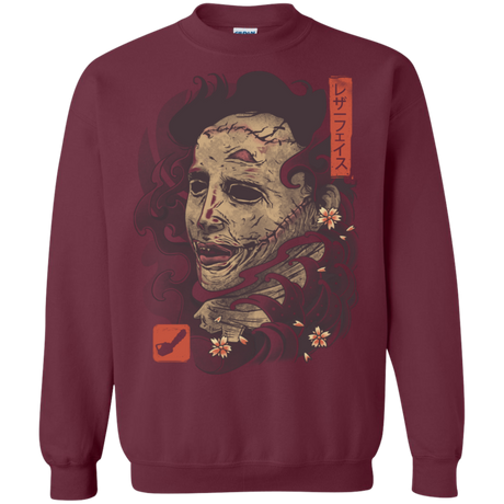 Oni Leather Mask Crewneck Sweatshirt