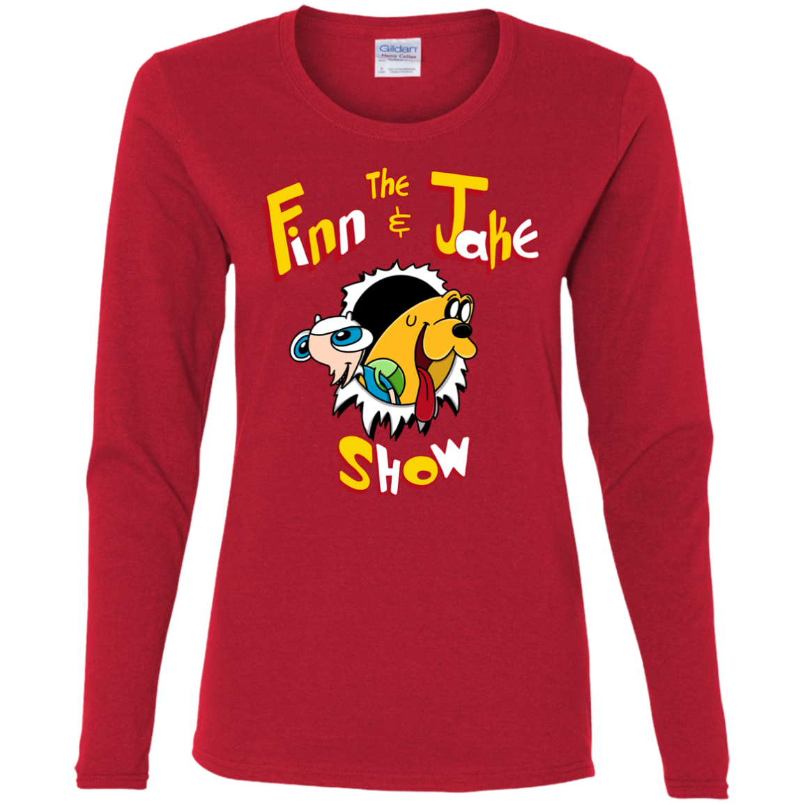 The Finn and Jake Show Women's Long Sleeve T-Shirt