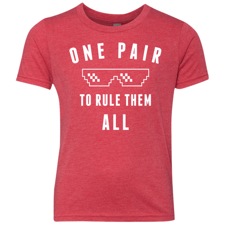 One pair Youth Triblend T-Shirt