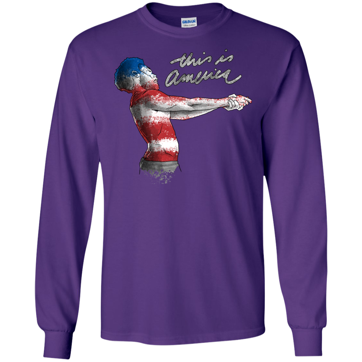 America Men's Long Sleeve T-Shirt