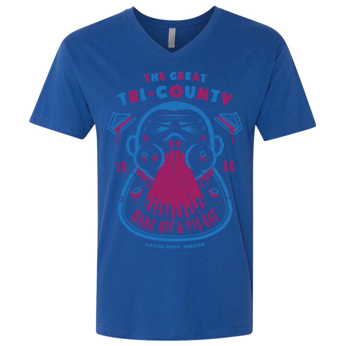 Tri County Pie Eating Men's Premium V-Neck