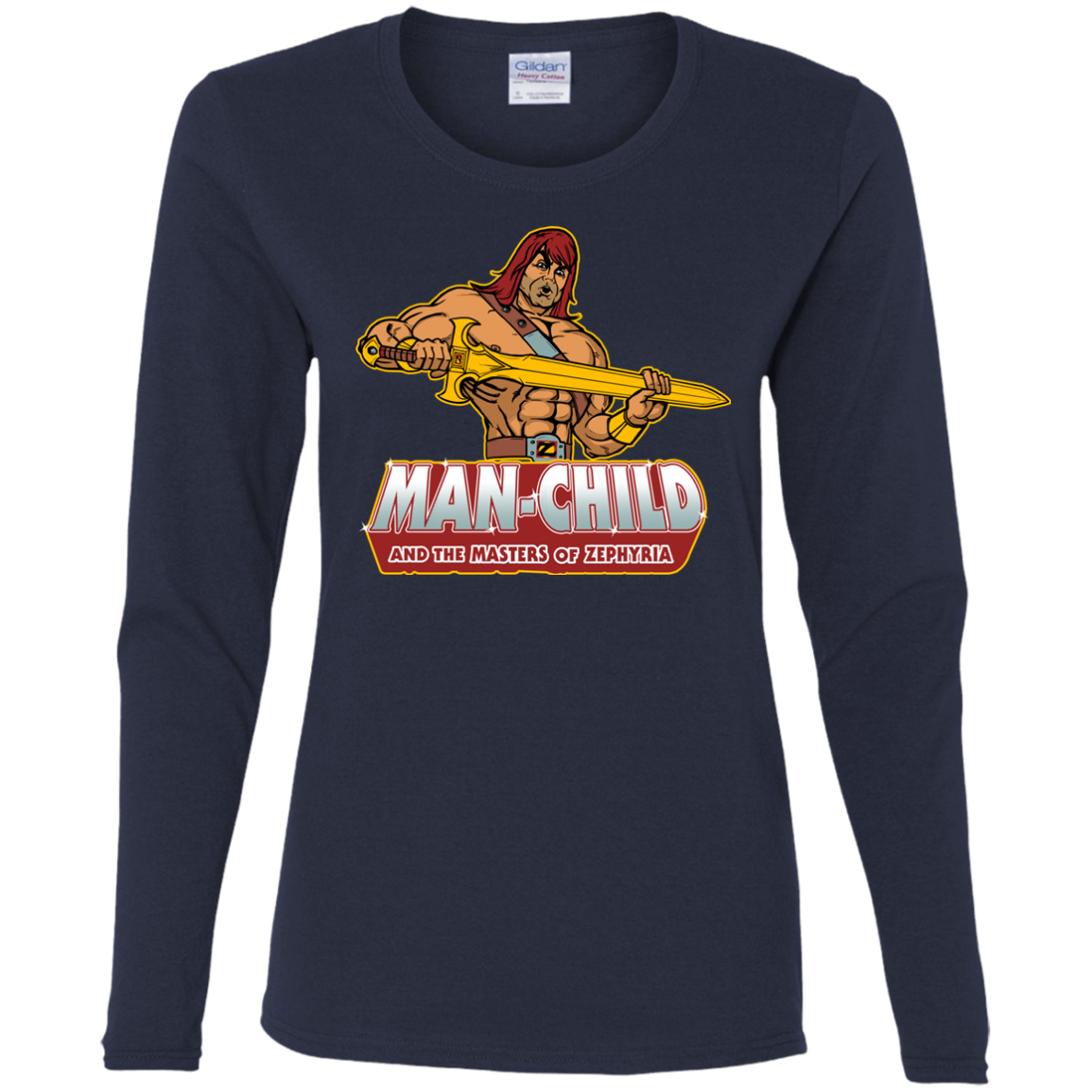 Man Child Women's Long Sleeve T-Shirt