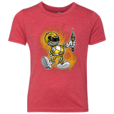 Yellow Ranger Artwork Youth Triblend T-Shirt