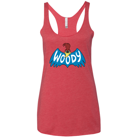 Woodpecker Women's Triblend Racerback Tank