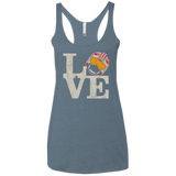 LOVE Rebel Pilot Women's Triblend Racerback Tank