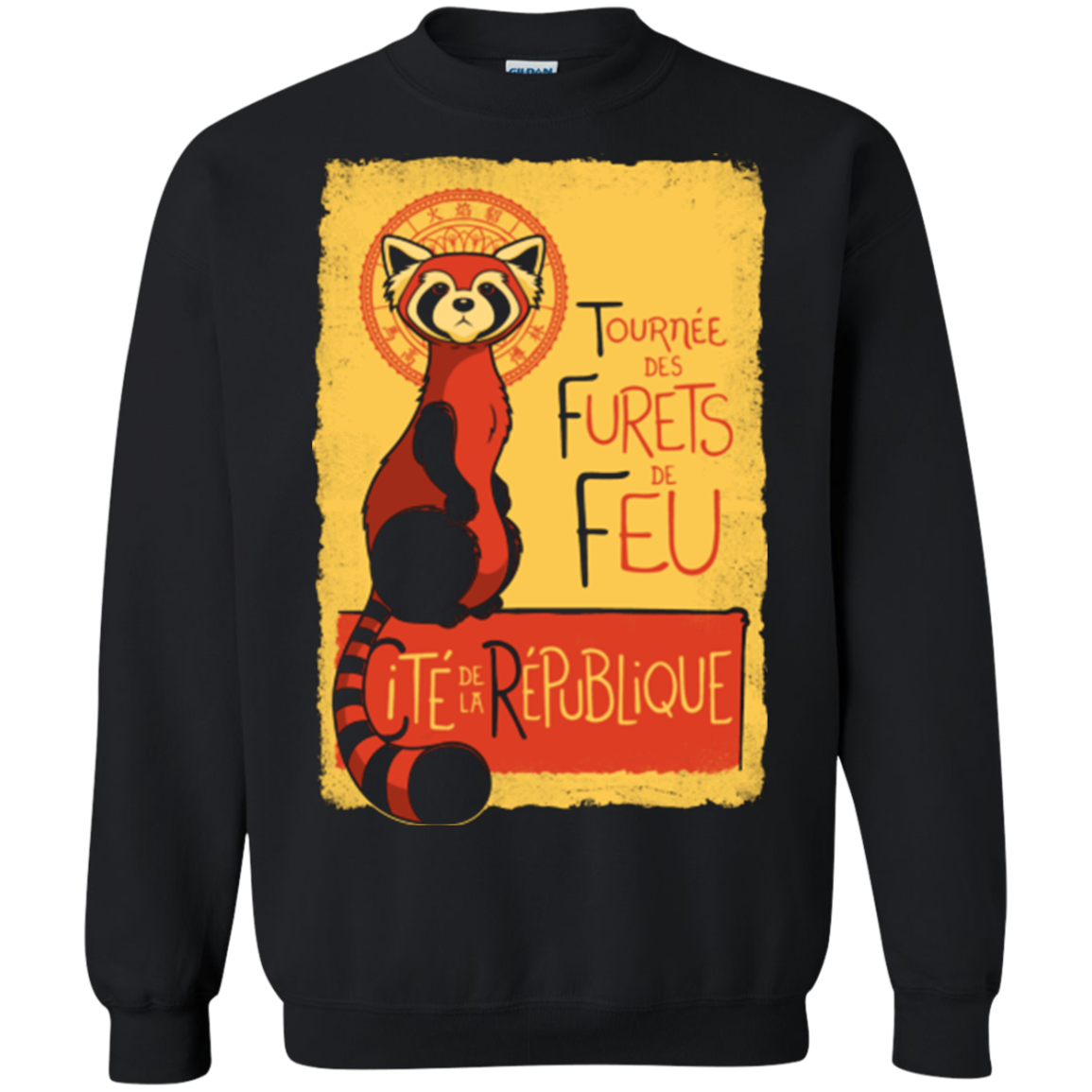 Les Furets de Feu Crewneck Sweatshirt