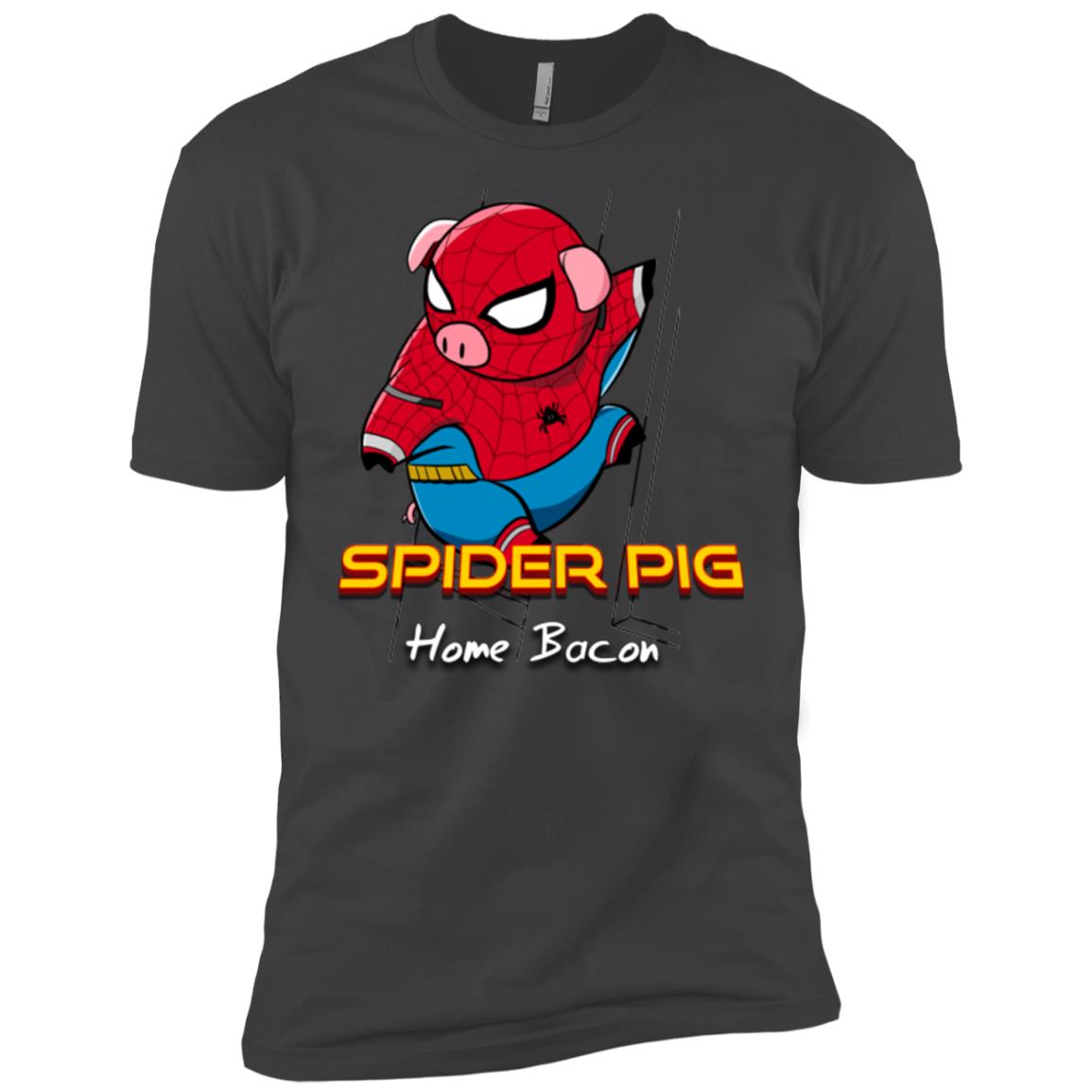 Spider Pig Build Line Boys Premium T-Shirt