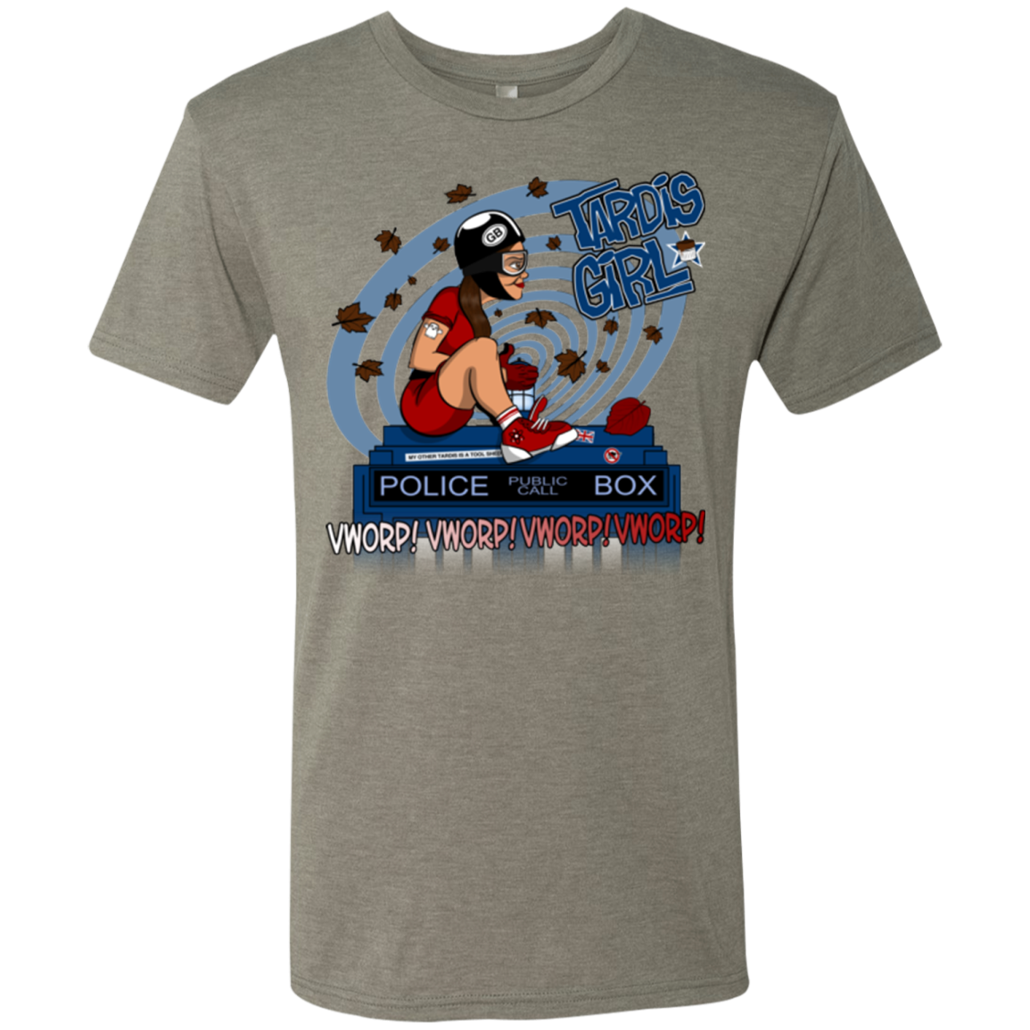 Tardis Girl Men's Triblend T-Shirt