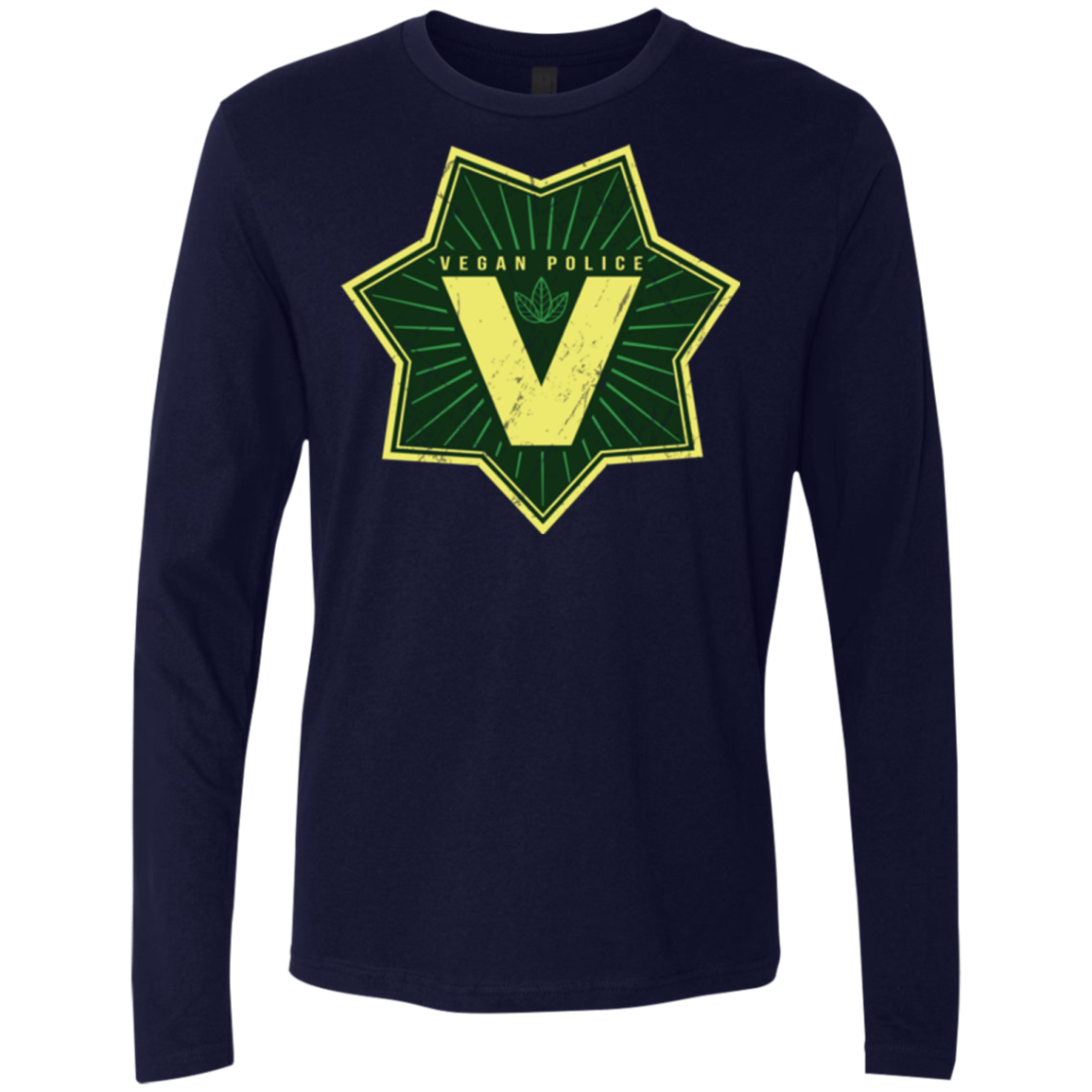 Vegan Police Men's Premium Long Sleeve