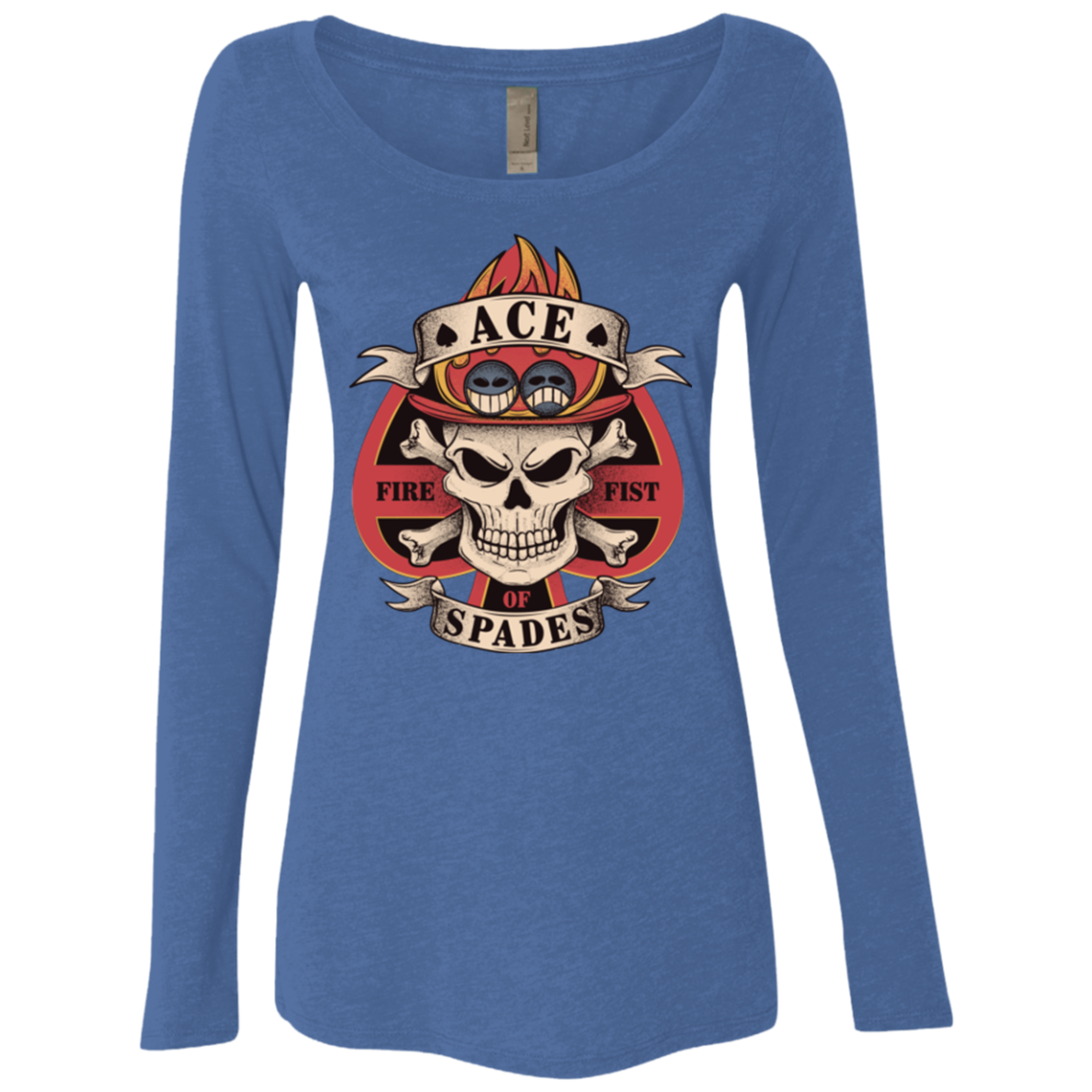 Ace of Spades Women's Triblend Long Sleeve Shirt