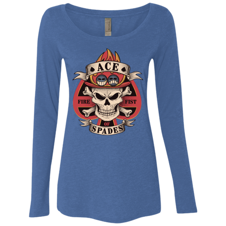 Ace of Spades Women's Triblend Long Sleeve Shirt