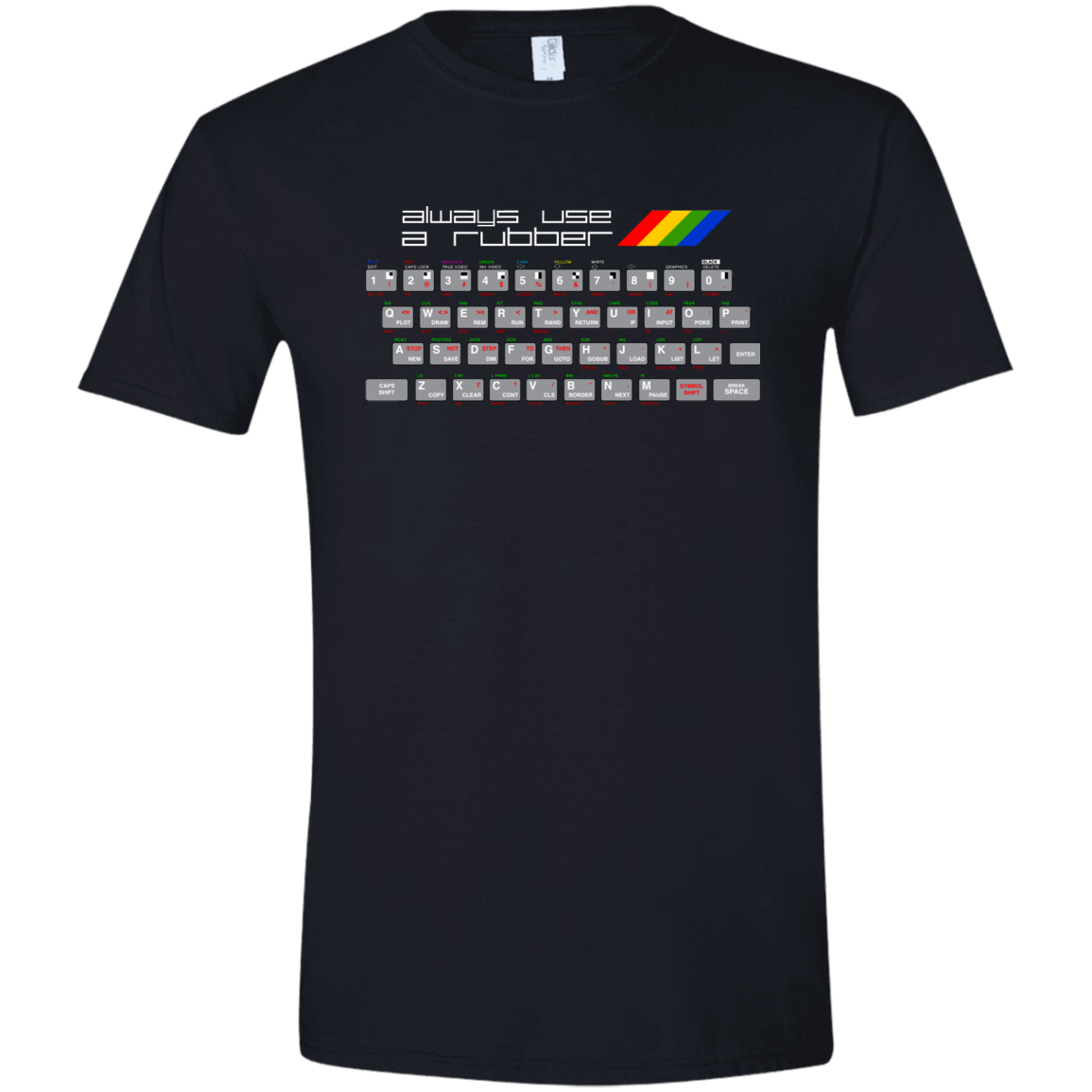 Always Use A Rubber Men's Semi-Fitted Softstyle