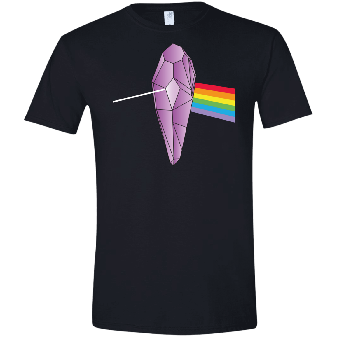 Darkside Of The Crystal Men's Semi-Fitted Softstyle