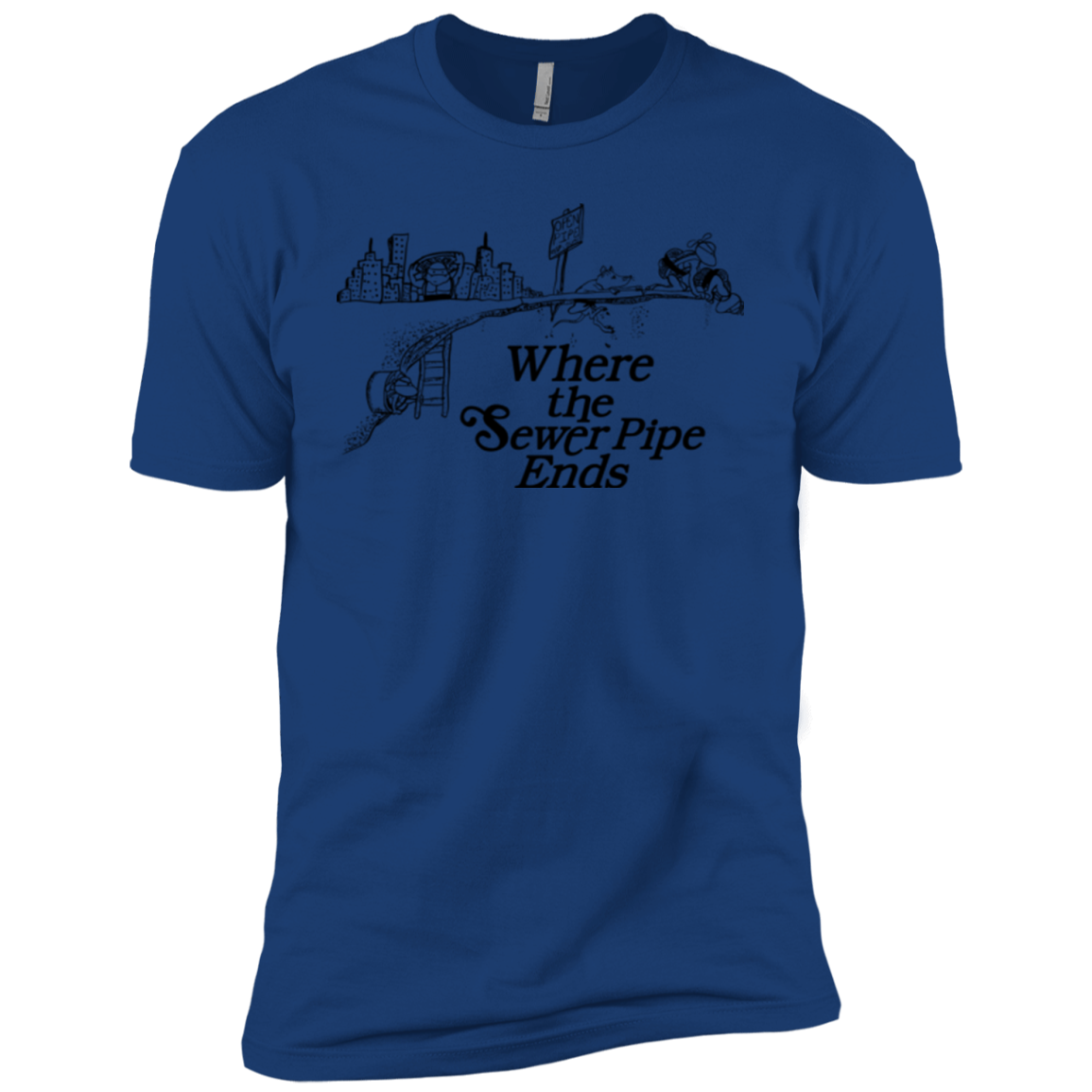 Where the Sewer Pipe Ends Boys Premium T-Shirt