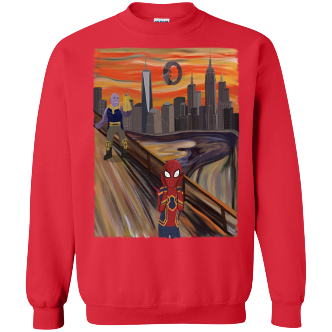 Spider Scream Crewneck Sweatshirt