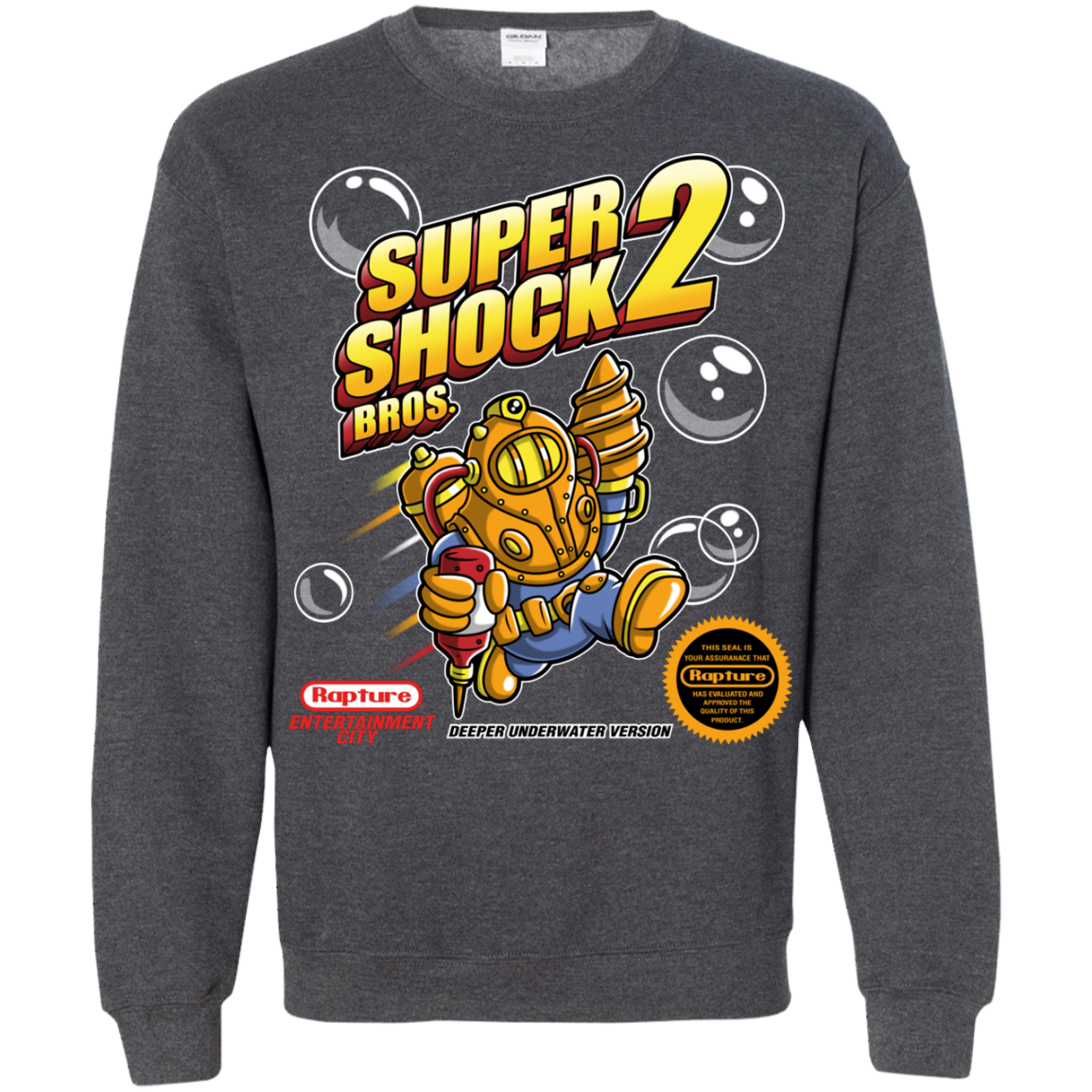 Super Shock Bros 2 Crewneck Sweatshirt