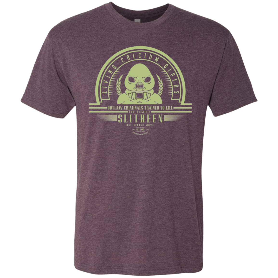 Who Villains Slitheen Men's Triblend T-Shirt