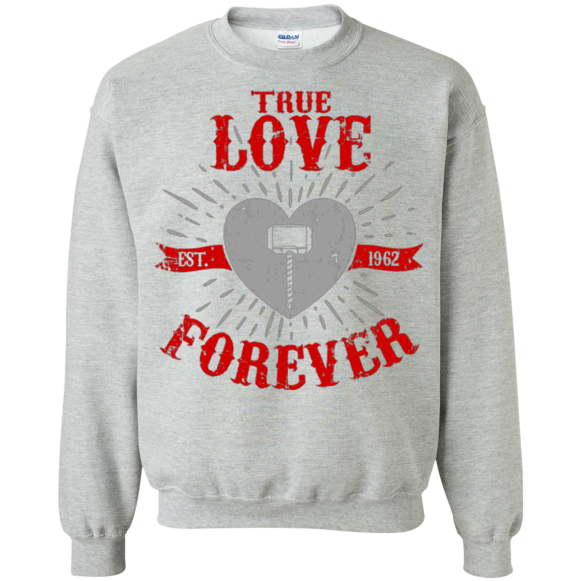 True Love Forever God Thunder Crewneck Sweatshirt