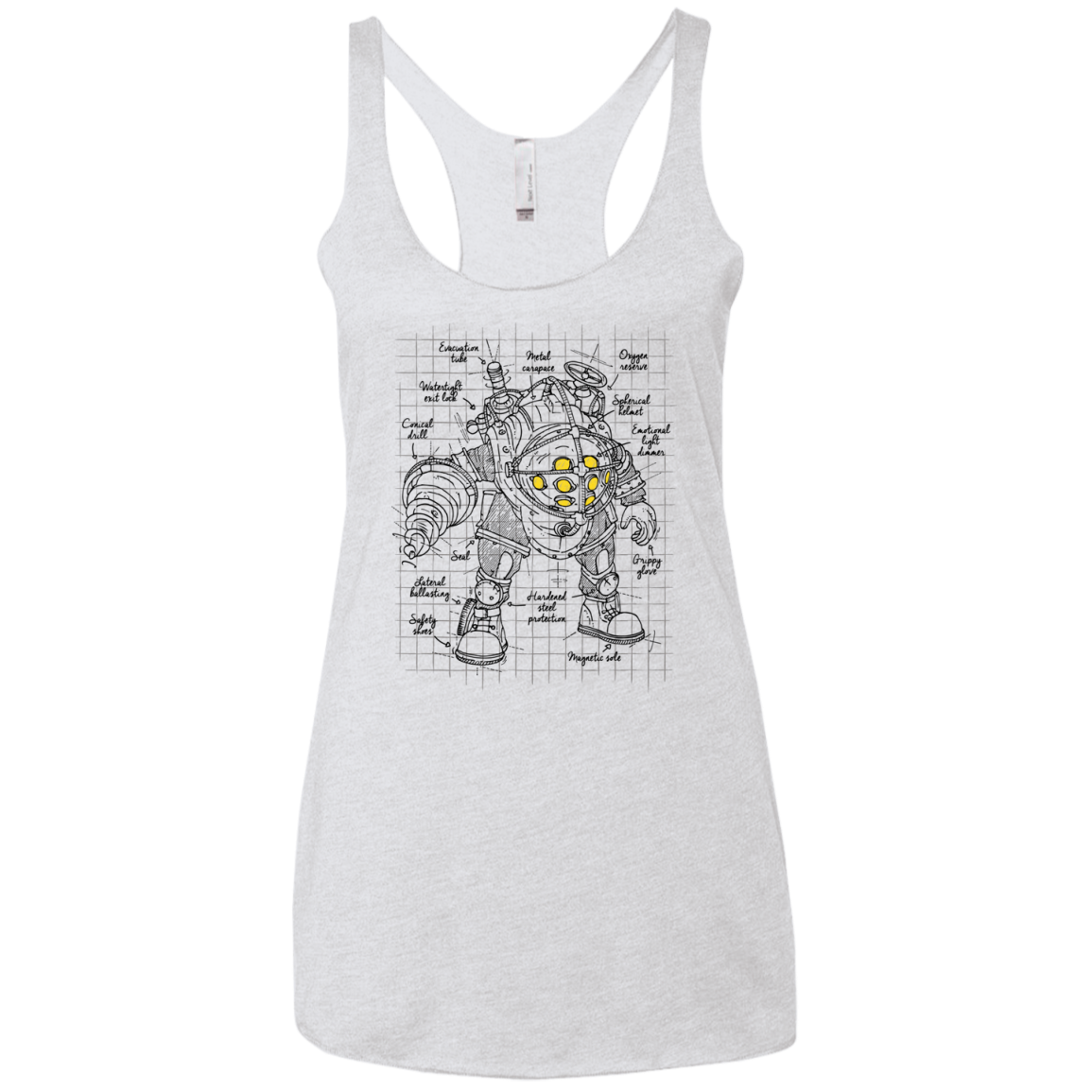 Big Daddy Plan Women's Triblend Racerback Tank