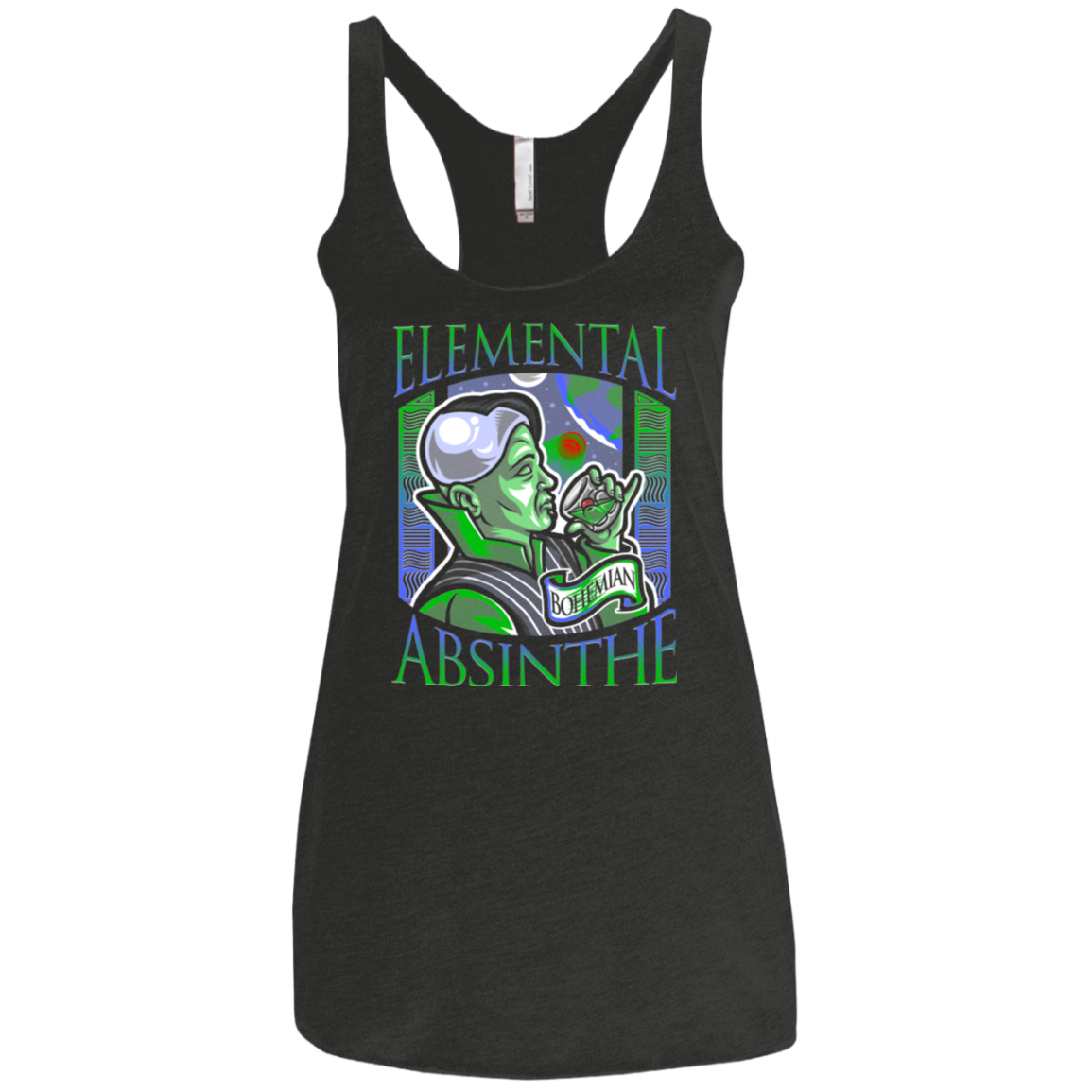 Elemental Absinthe Women's Triblend Racerback Tank