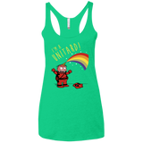 unitard-Raffiti Women's Triblend Racerback Tank