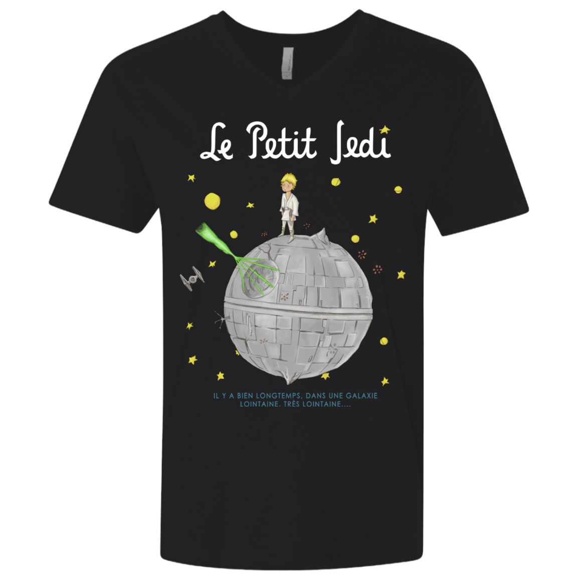 Le Petit Jedi Men's Premium V-Neck