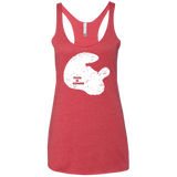 Papa Is Coming Women's Triblend Racerback Tank