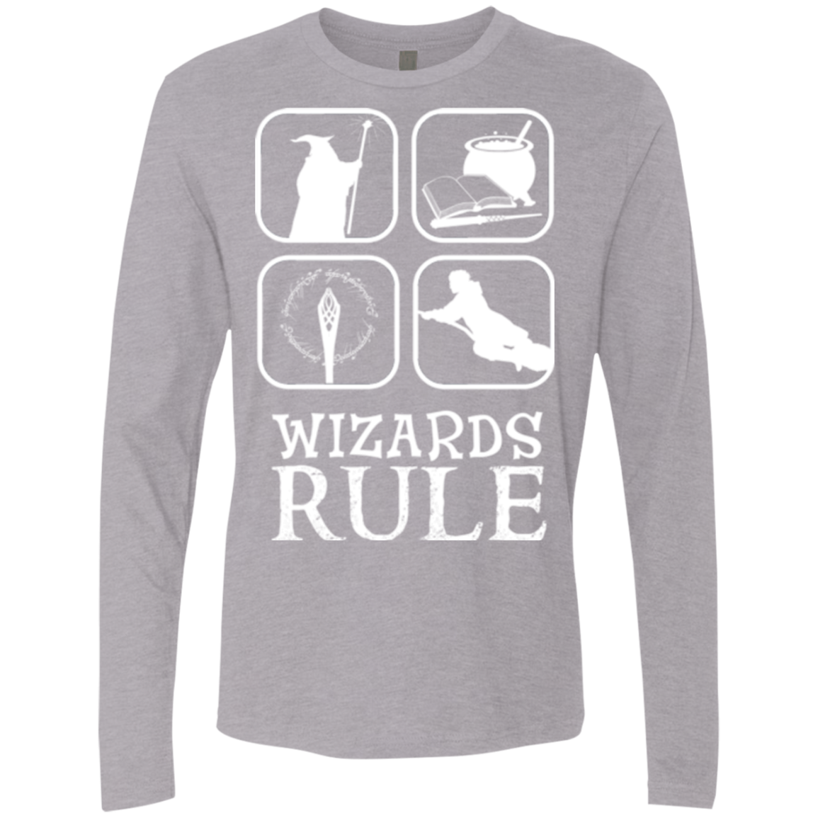 Wizards Rule Men's Premium Long Sleeve