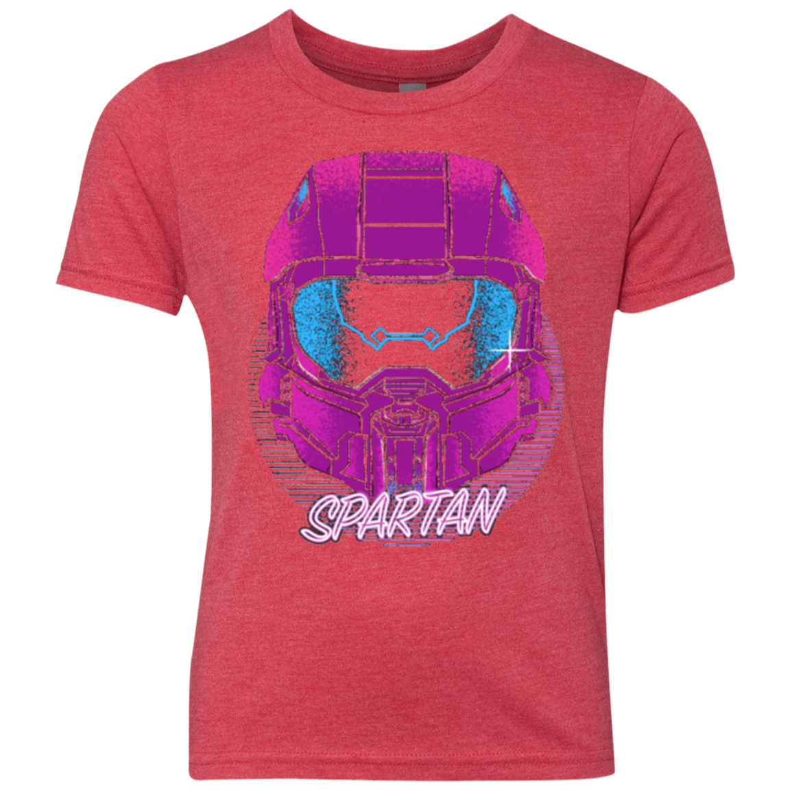 Spartan Helmet 80's Youth Triblend T-Shirt