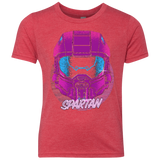 Spartan Helmet 80's Youth Triblend T-Shirt
