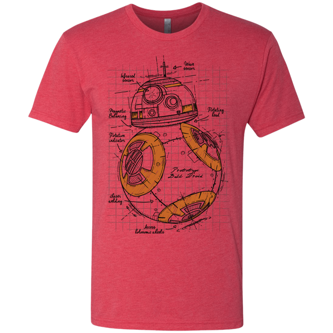 BB-8 Plan Men's Triblend T-Shirt