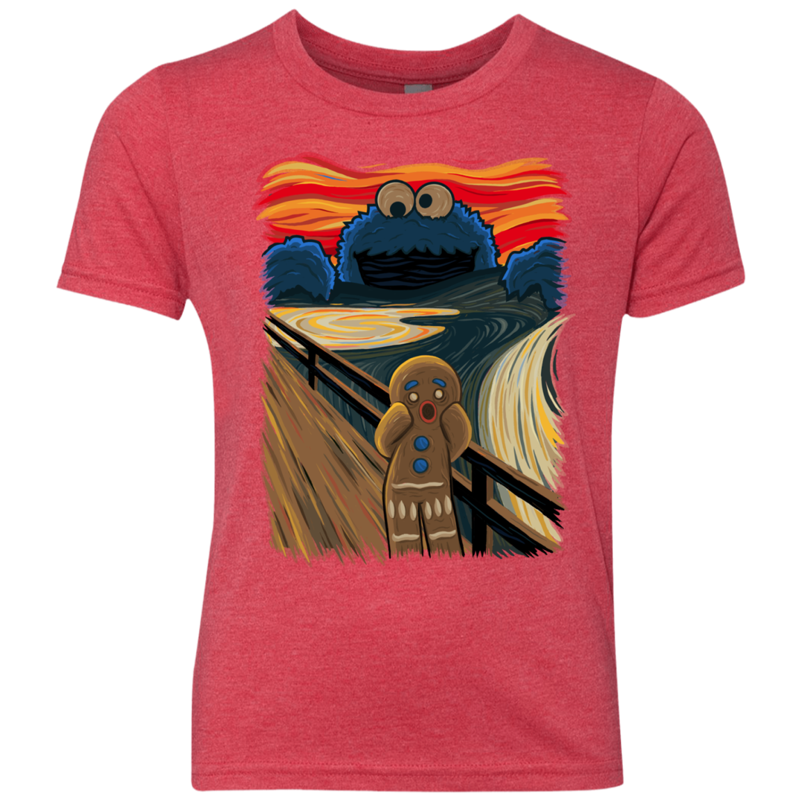 The Cookie Muncher Youth Triblend T-Shirt