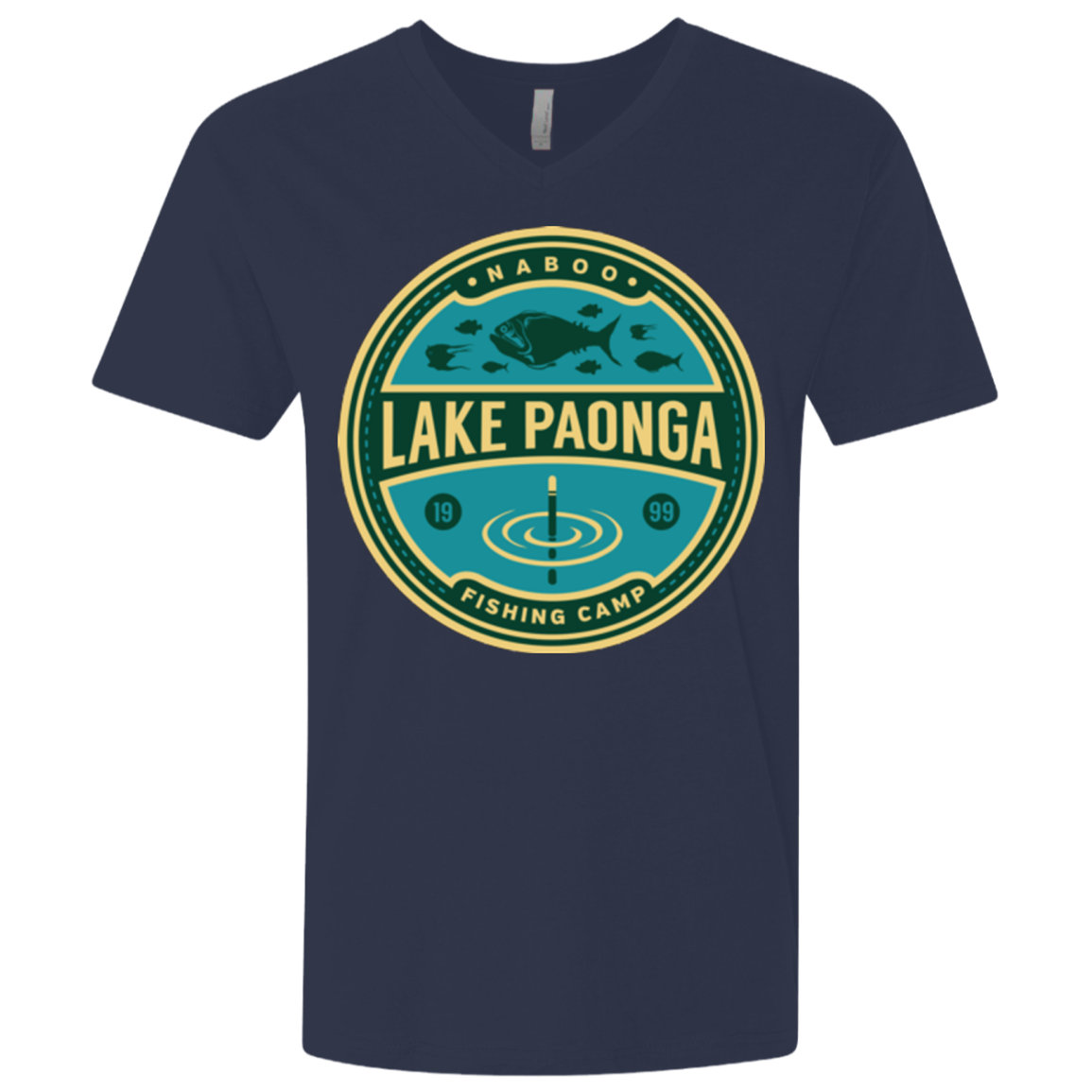 Lake Paonga Fishing Camp Men's Premium V-Neck