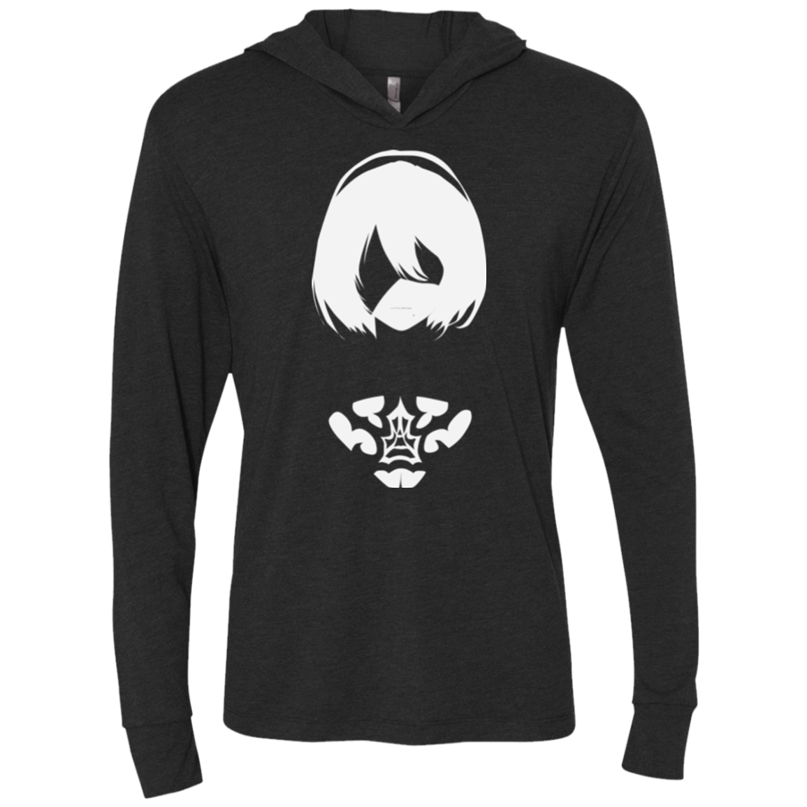 Nier Triblend Long Sleeve Hoodie Tee