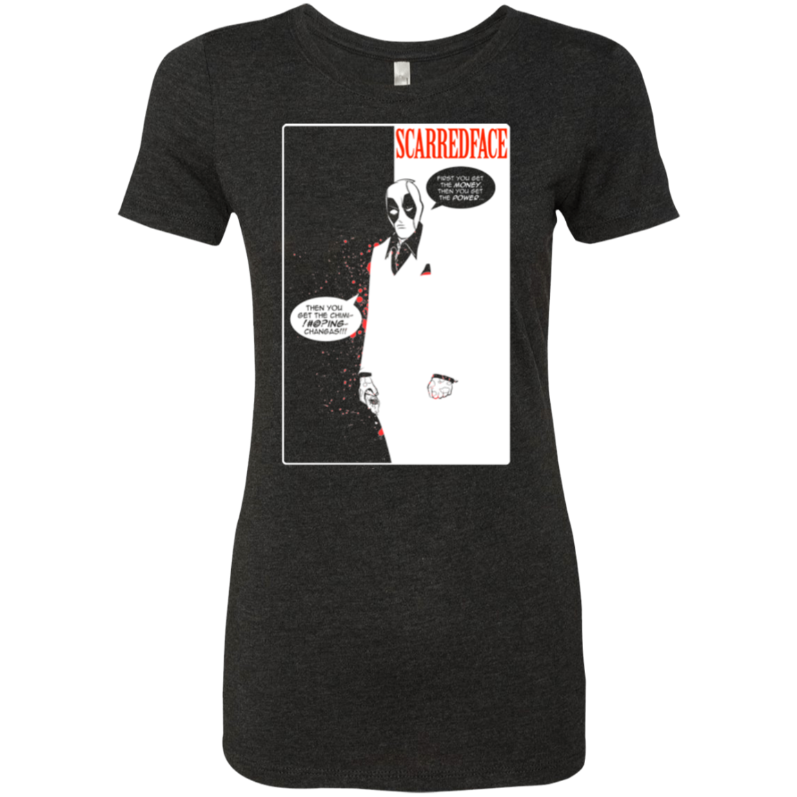 Scarred Face Women's Triblend T-Shirt