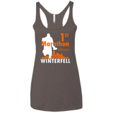 First marathon Women's Triblend Racerback Tank