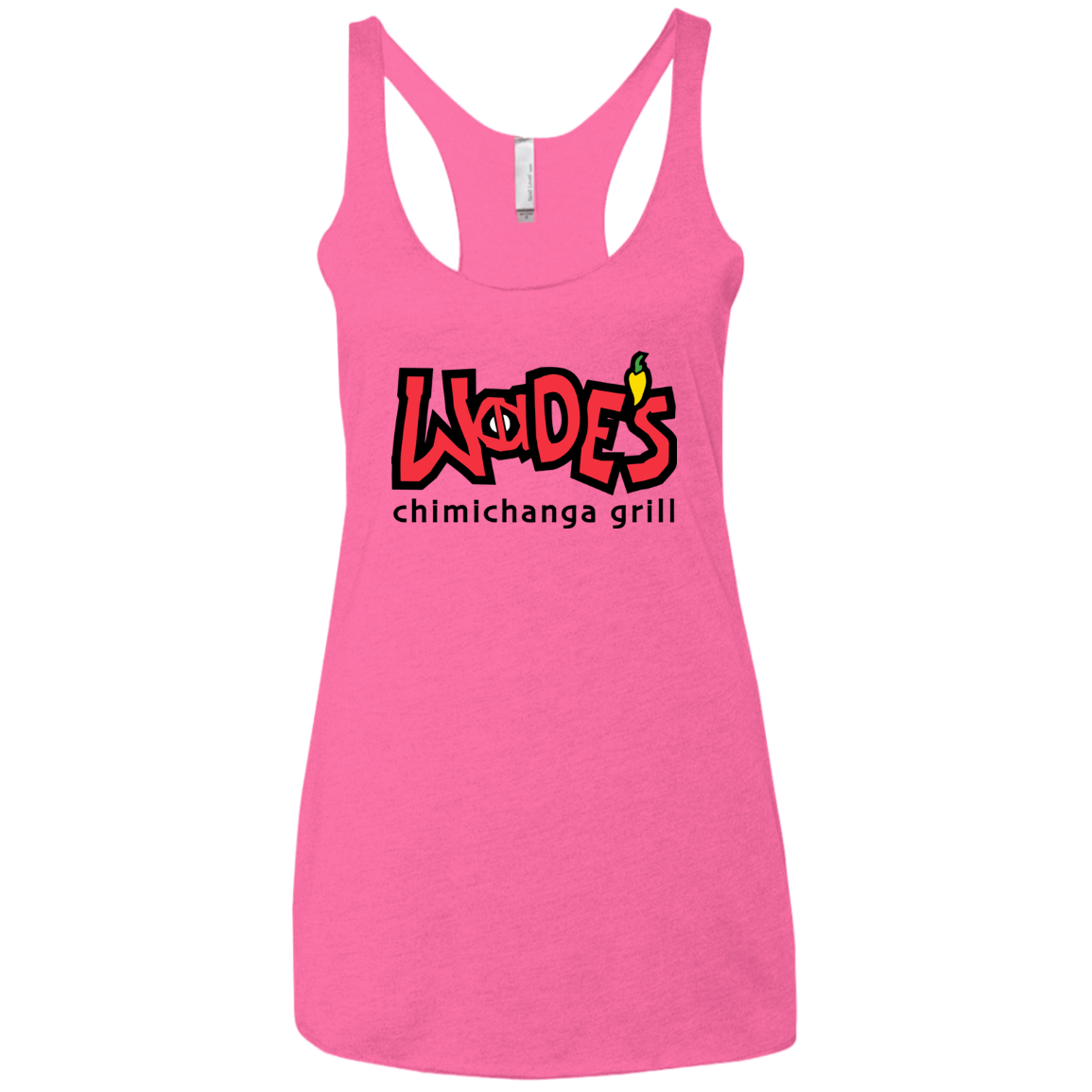 Wades Grill Women's Triblend Racerback Tank