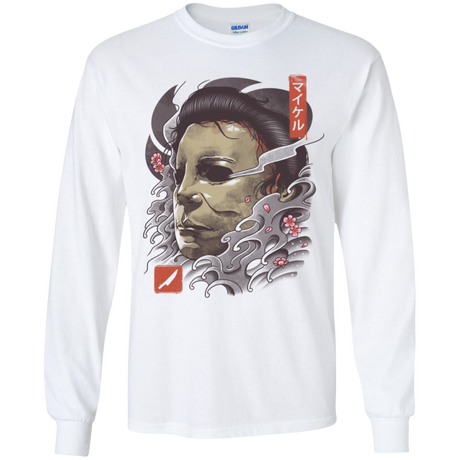 Oni Slasher Mask Youth Long Sleeve T-Shirt