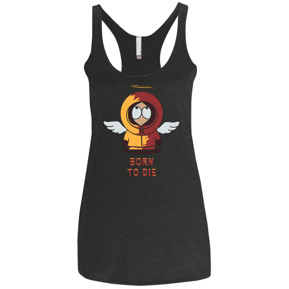 BORN TO DIE Women's Triblend Racerback Tank