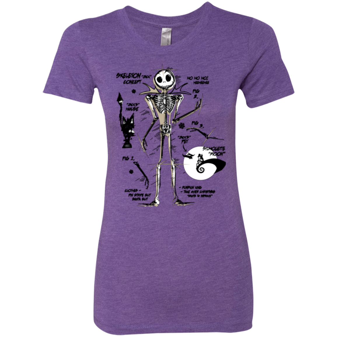 Skeleton Concept Women's Triblend T-Shirt