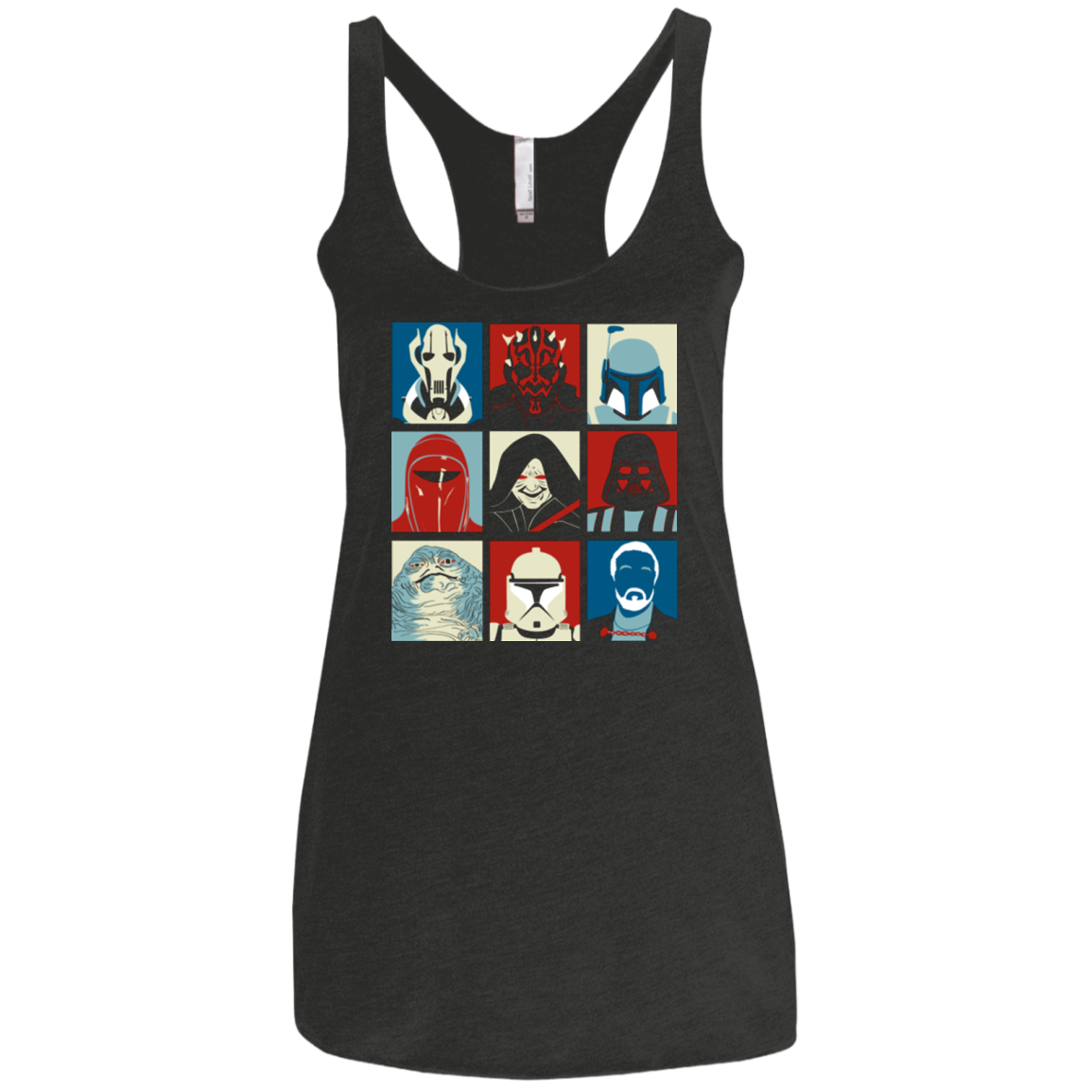 Villain Wars Pop Women's Triblend Racerback Tank