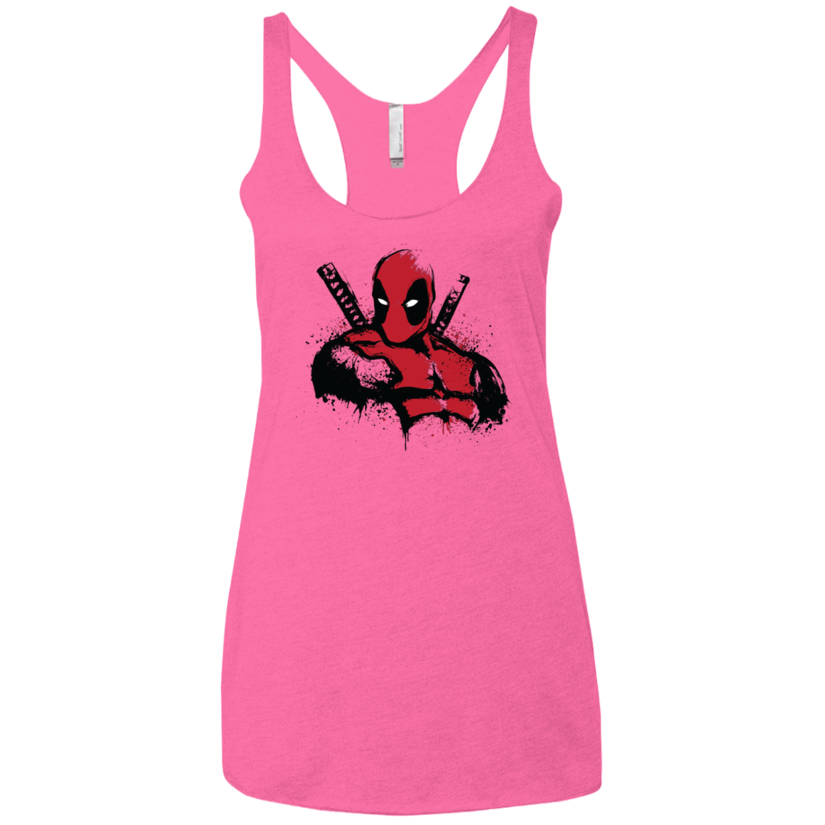 The Merc in Red Women's Triblend Racerback Tank
