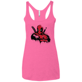 The Merc in Red Women's Triblend Racerback Tank