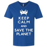 Save the planet Men's Premium V-Neck