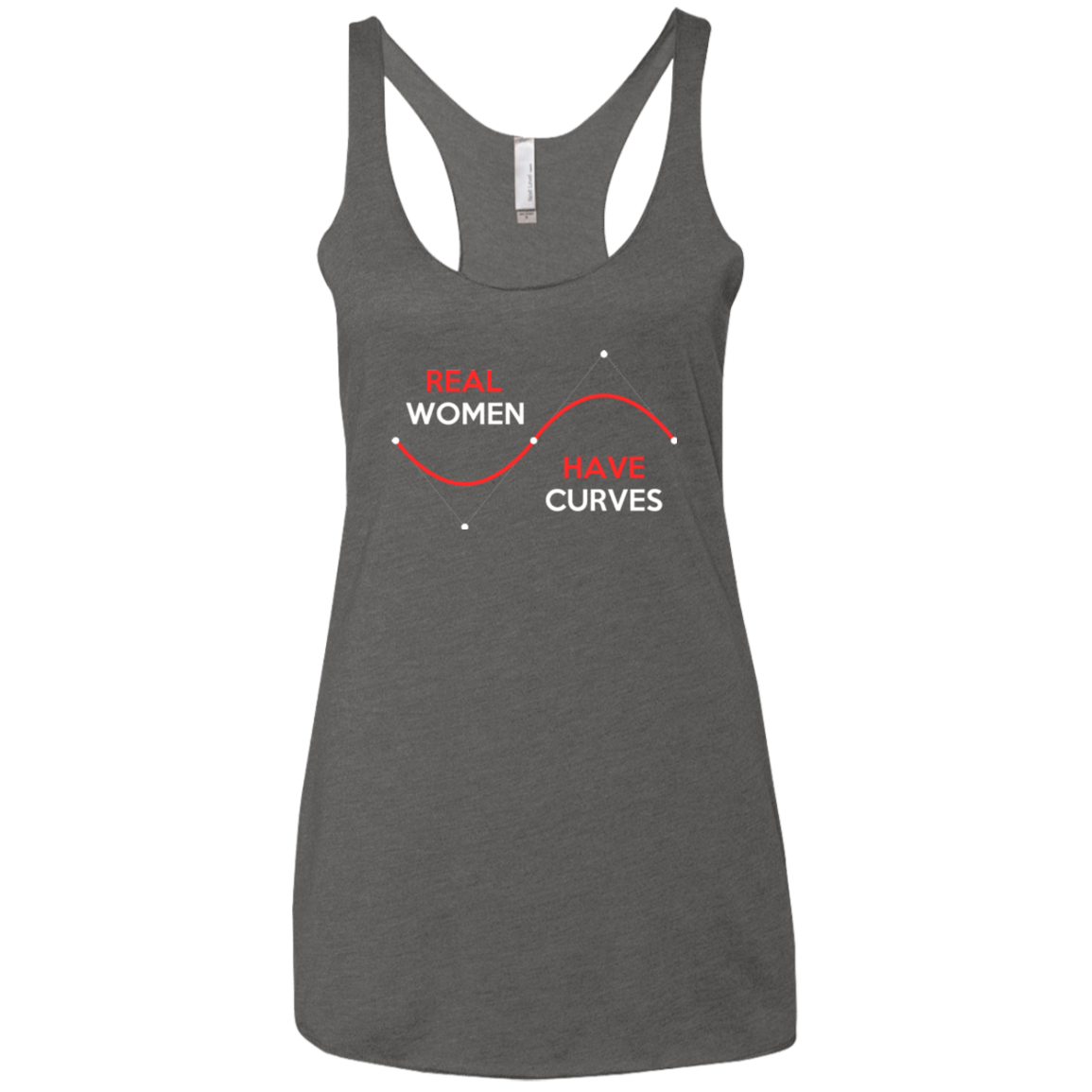 Real Women Women's Triblend Racerback Tank