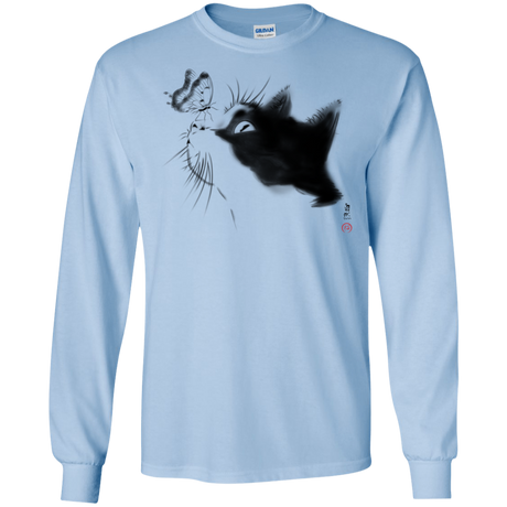 Curious Cat Men's Long Sleeve T-Shirt