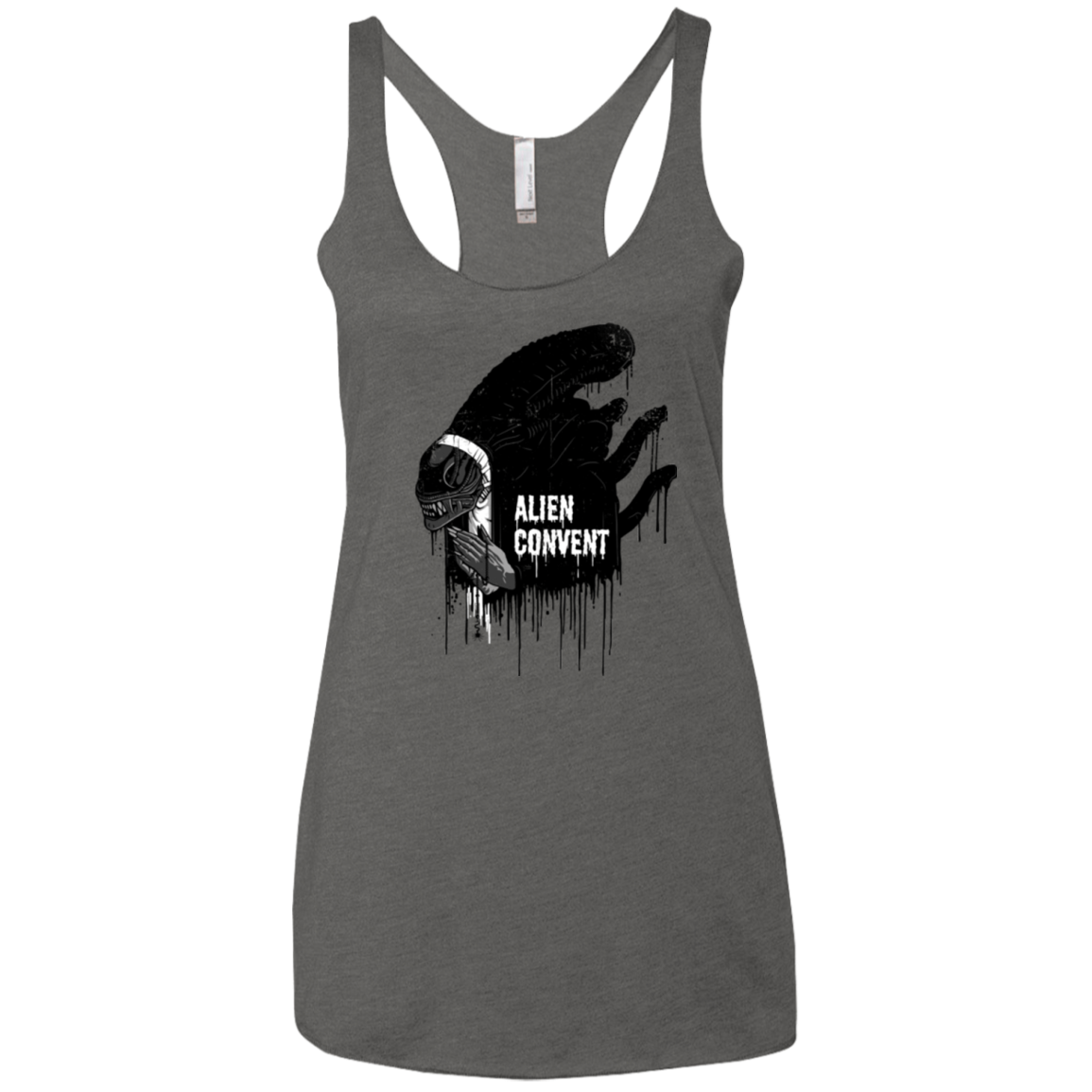 Alien Convent Women's Triblend Racerback Tank