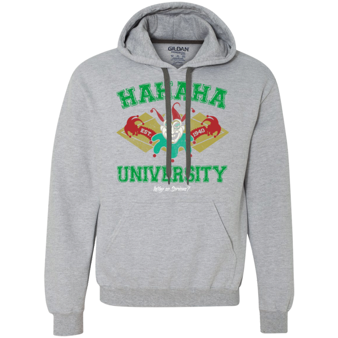Hahaha University Premium Fleece Hoodie